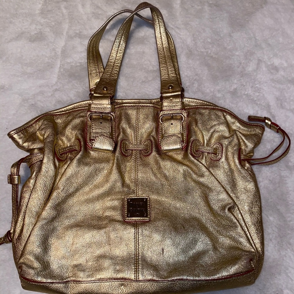 Dooney & Bourke Gold Adjustable Bag